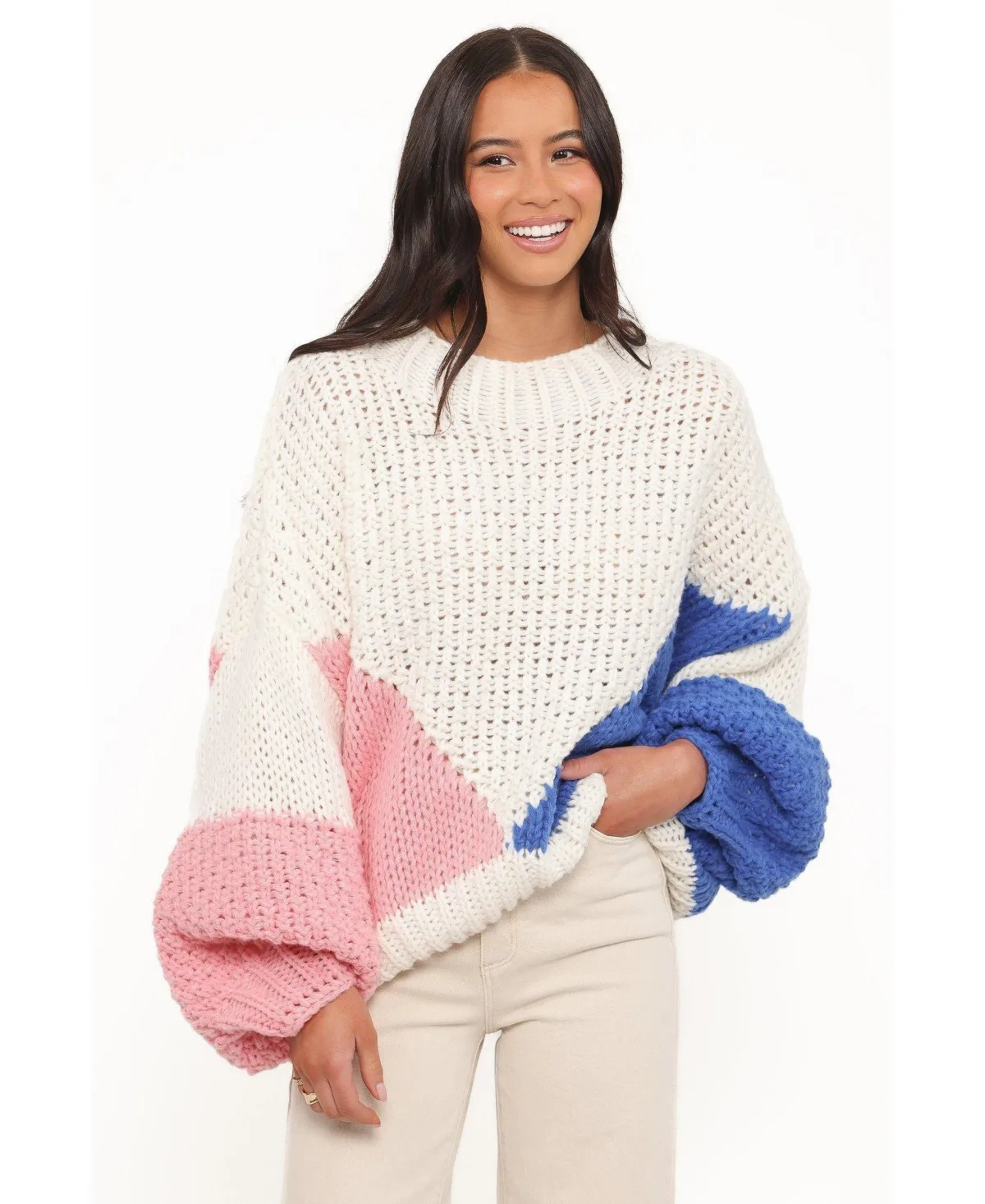 Koda Pattern Knit Sweater by Petal and Pup