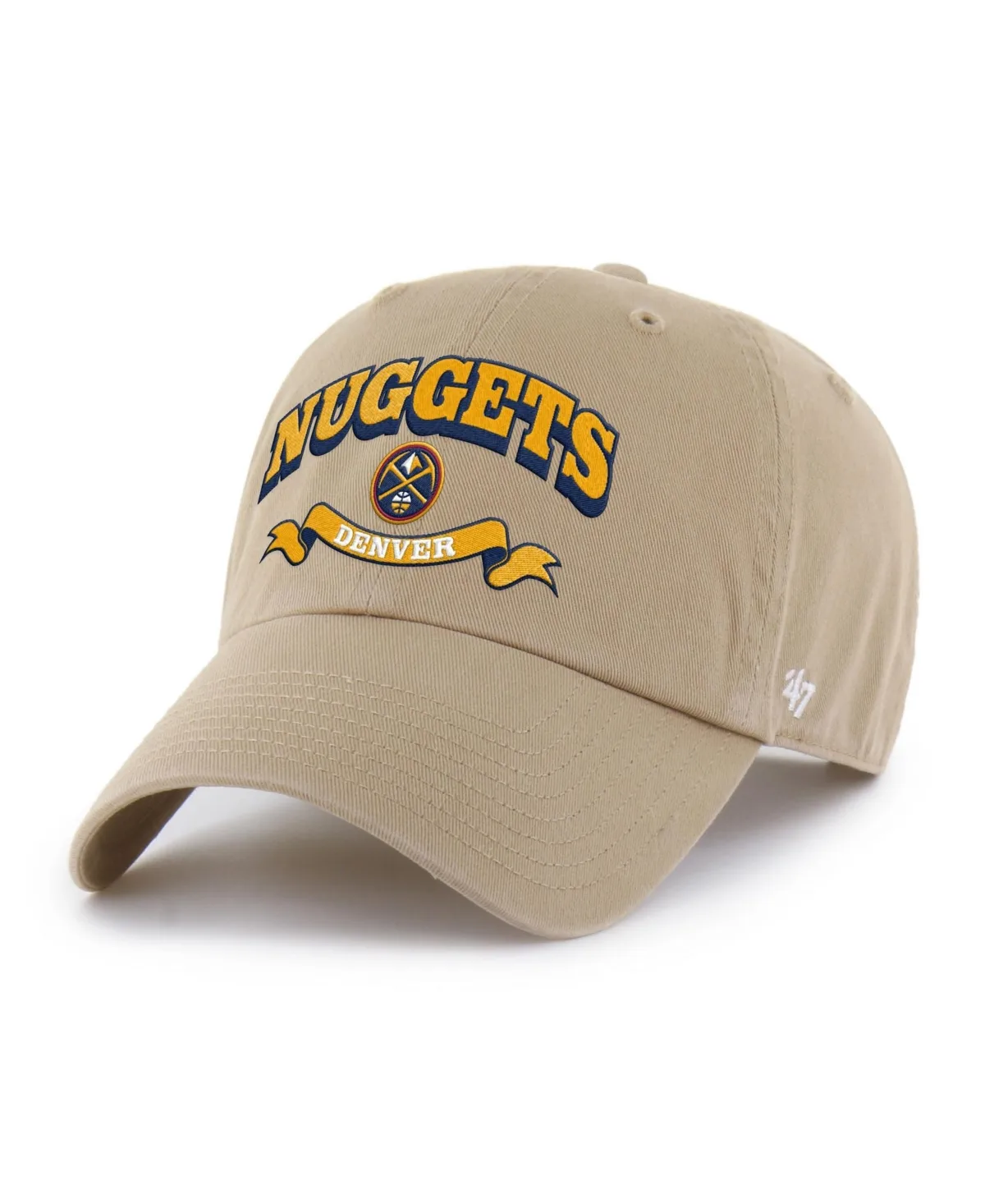 Denver Nuggets Low Crown Adjustable Baseball Cap by 47 Brand