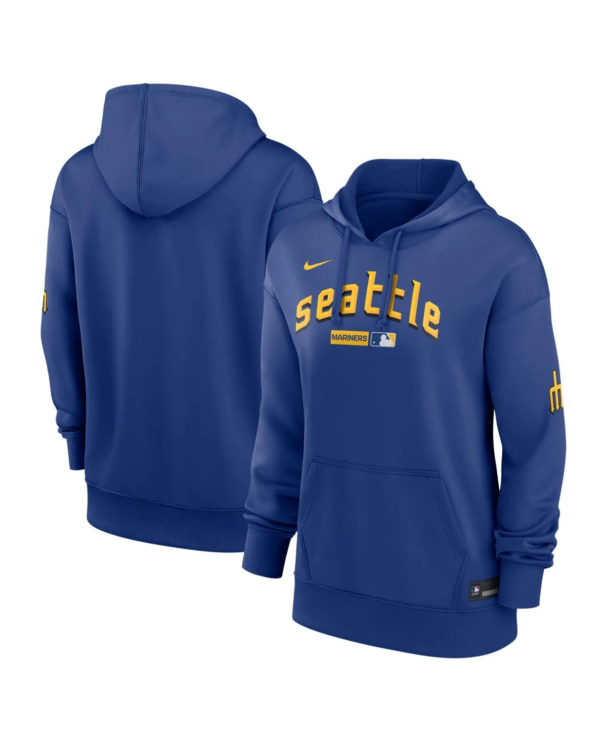 Royal Seattle Mariners Authentic Collection City Connect Therma Hoodie by Nike