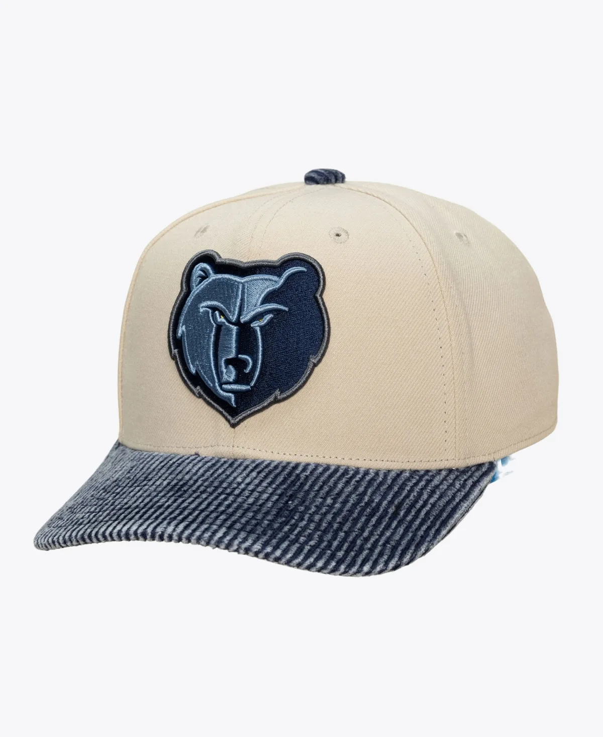 Memphis Grizzlies Pro Crown Washed-Corduroy Snapback Baseball Cap by Mitchell & Ness