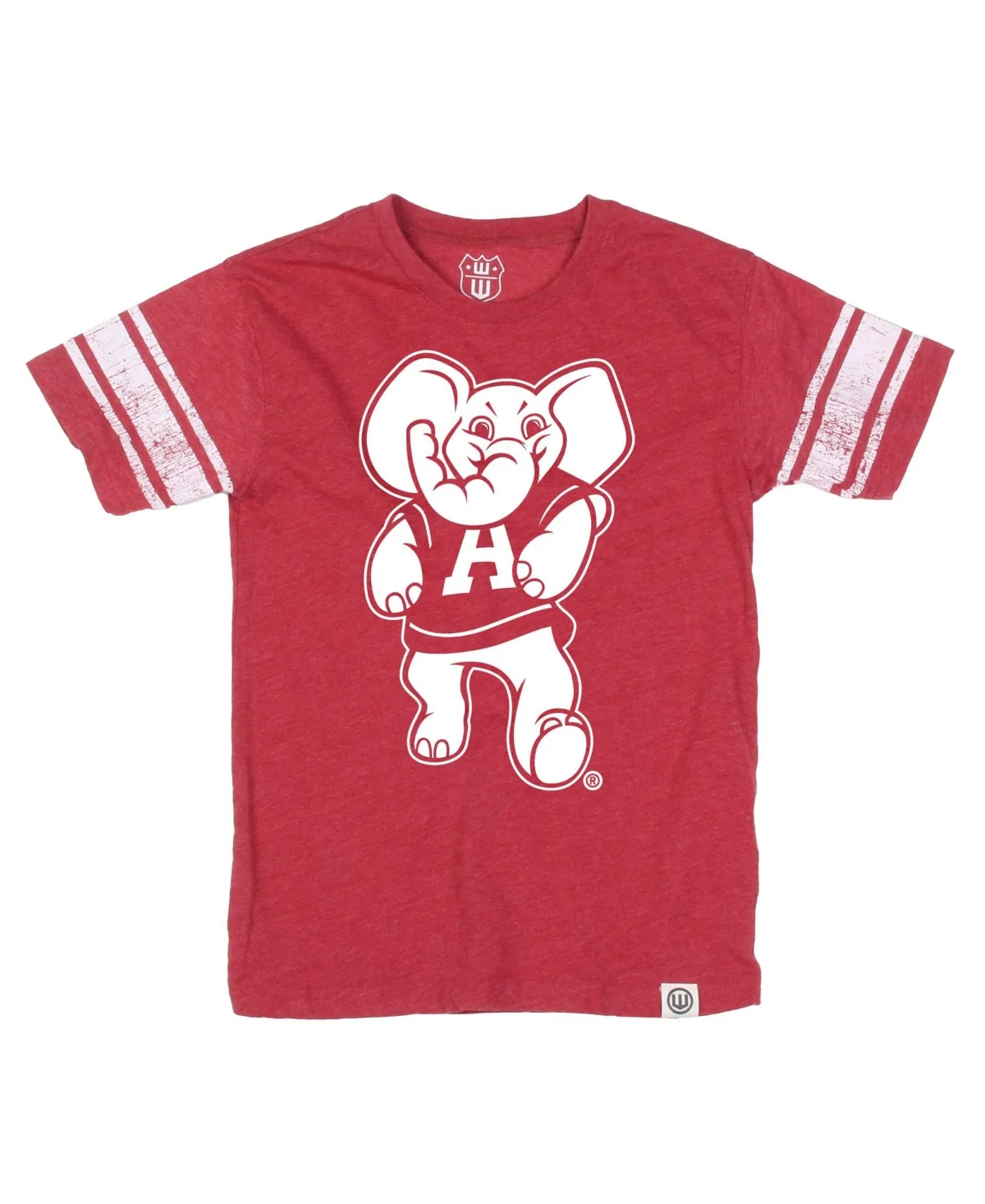 Wes & Willy Crimson Alabama Crimson Tide Football Jersey T-Shirt by Wes & Willy