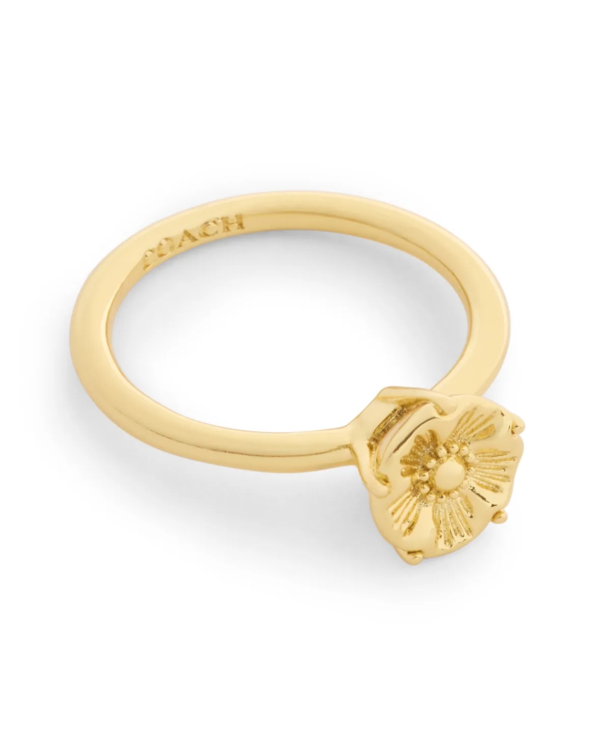 Coach Crystal Teardrop Rose Prong-Set Ring by Macy's