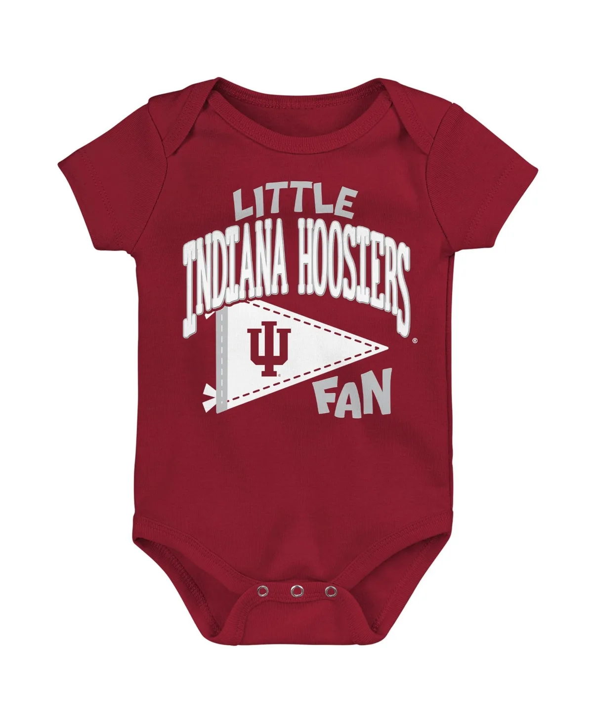 Outerstuff Crimson Indiana Hoosiers Little Banner Bodysuit by Outerstuff