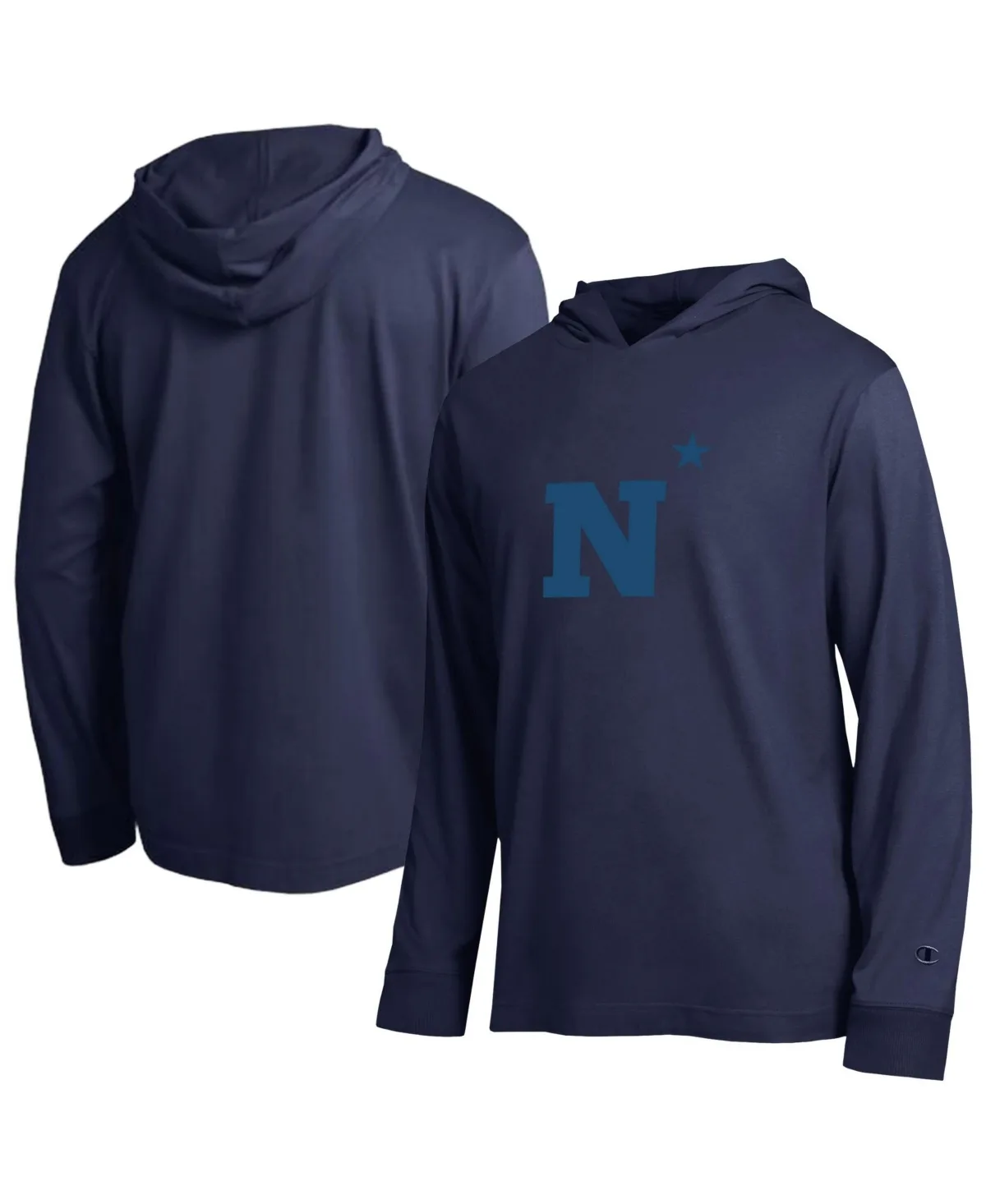 Midshipmen Tonal All-Star Long Sleeve Hooded T-Shirt by Champion