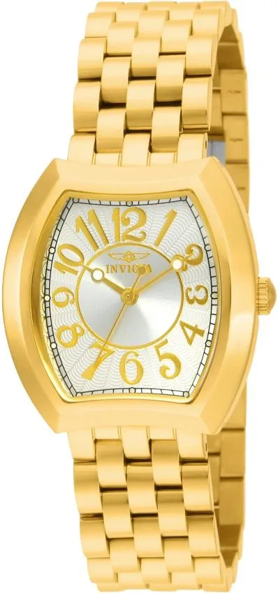 15039 Angel Quartz 3 Hand Dial Watch by Invicta