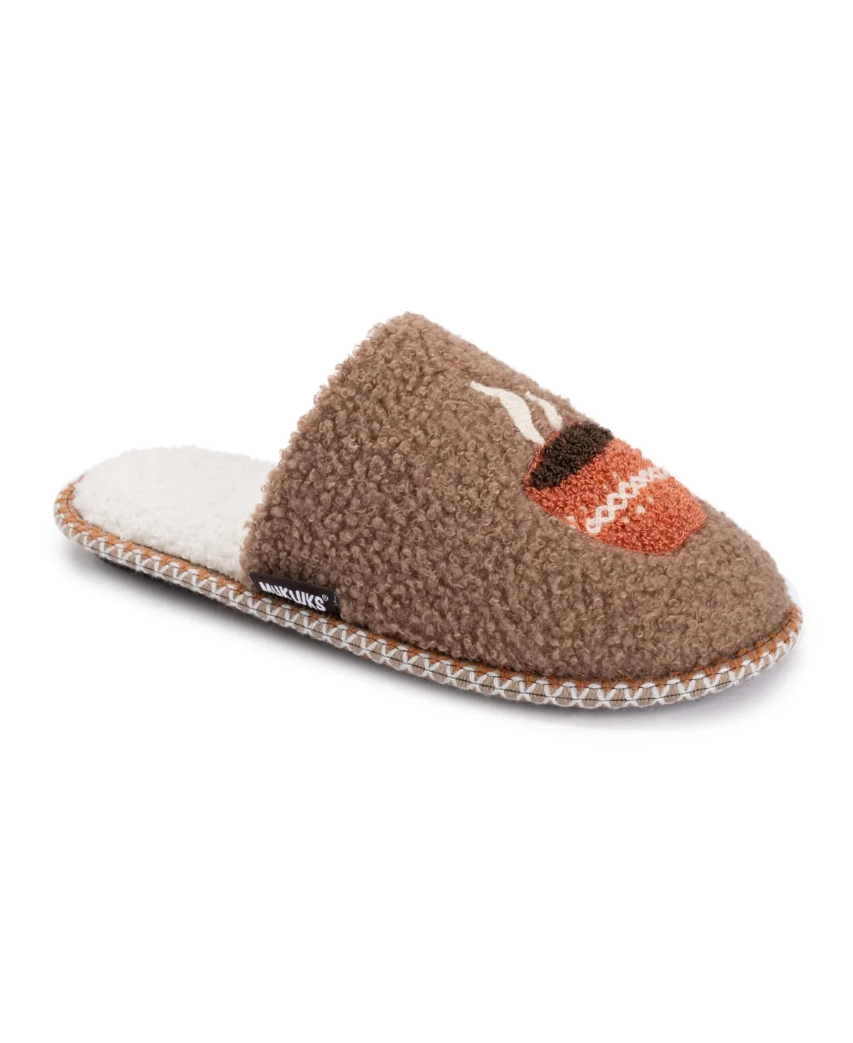 Punch Needle Fall Halloween Novelty Scuff Slipper by Muk Luks