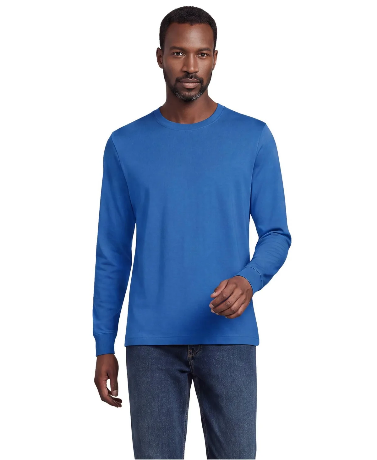 Super-T Long Sleeve Henley Shirt by Lands' End
