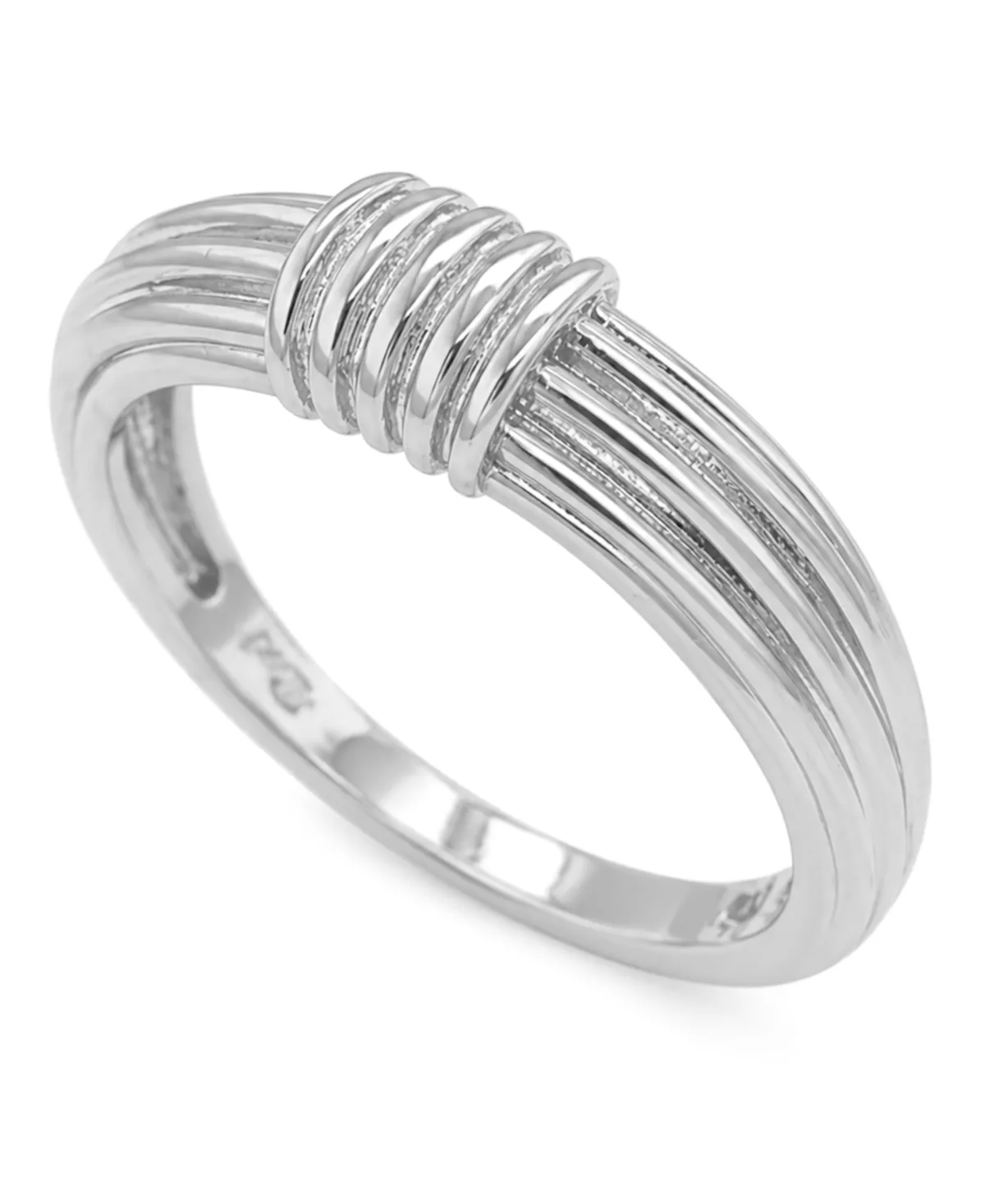 Gold Textured Statement Ring by And Now This