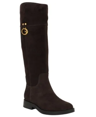 Kandra Tall Signature G Logo Riding Boots Regular Wide Calf by GUESS