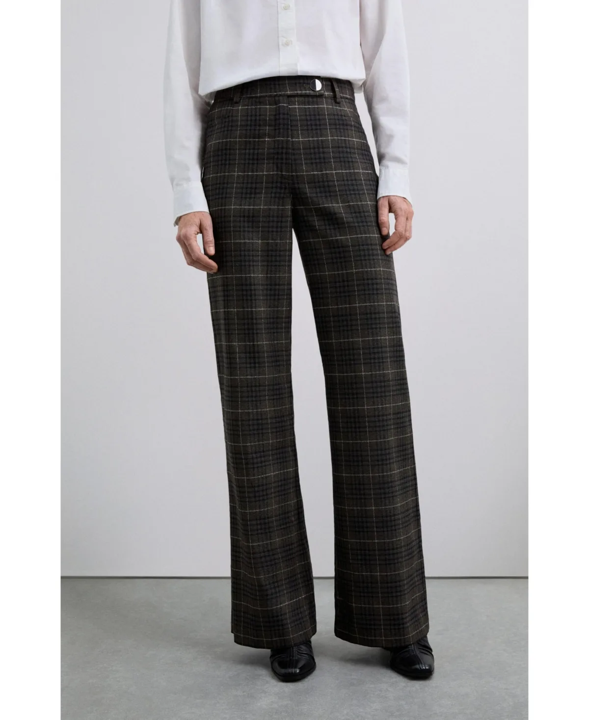 Browncheck Pant by Scalpers