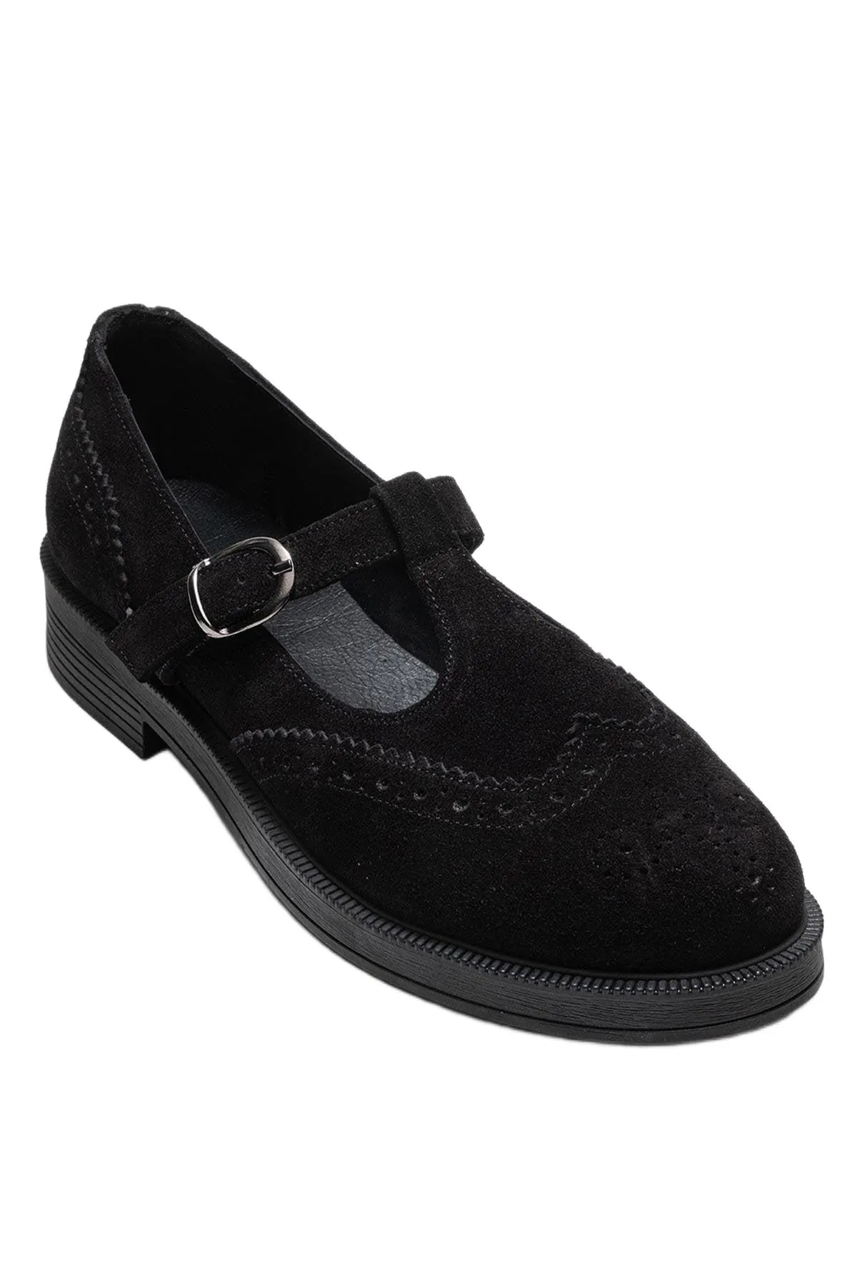 Janney Leather Strap Loafers by Forever & Always Shoes