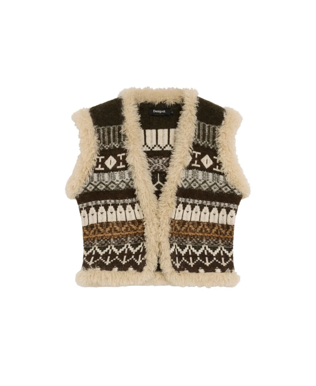 Jersey Knit Jacquard Furri by Desigual