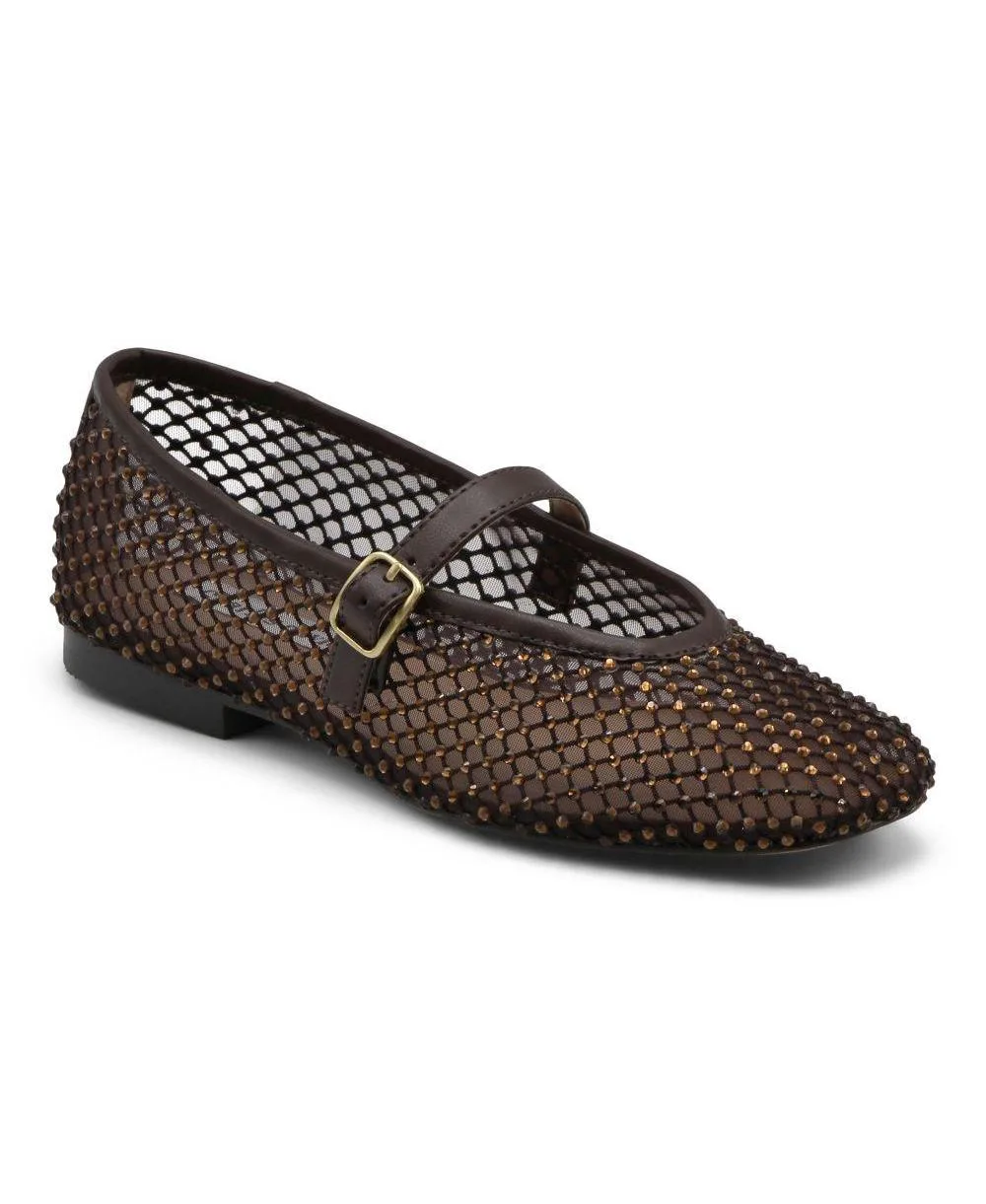 Westa Flat Dress Shoe Mesh Rhinestones by Charles David