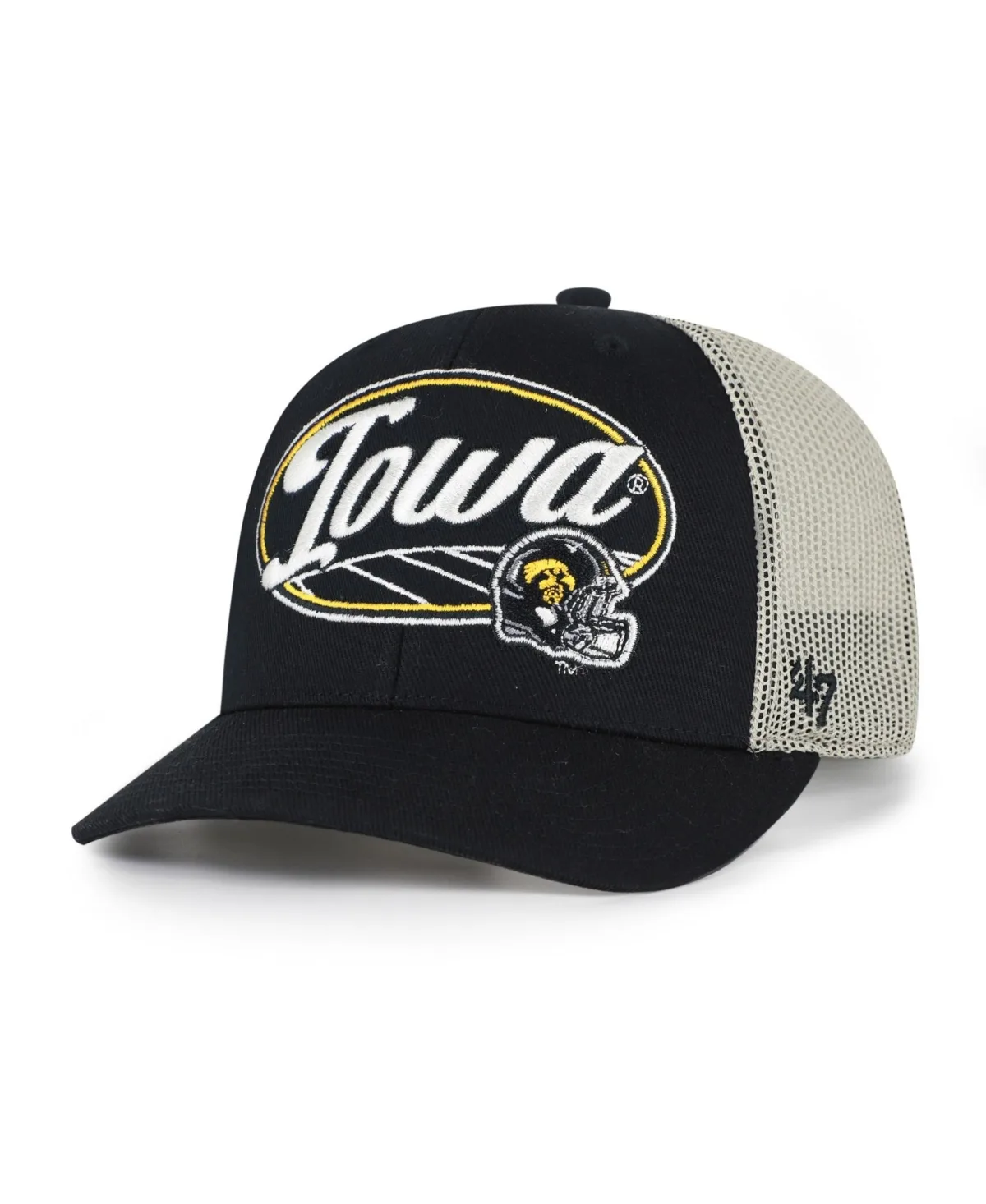 Iowa Hawkeyes Adjustable Enfield Trucker Hat by 47 Brand