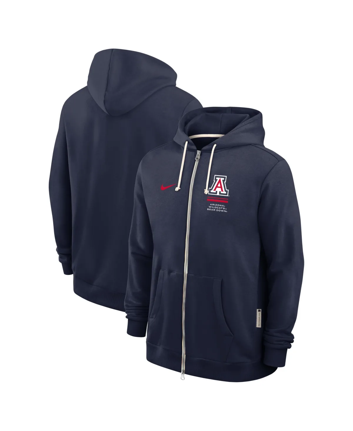 Arizona Wildcats 2026 Sideline Standard Issue Dri-Fit Full-Zip Hoodie by Nike