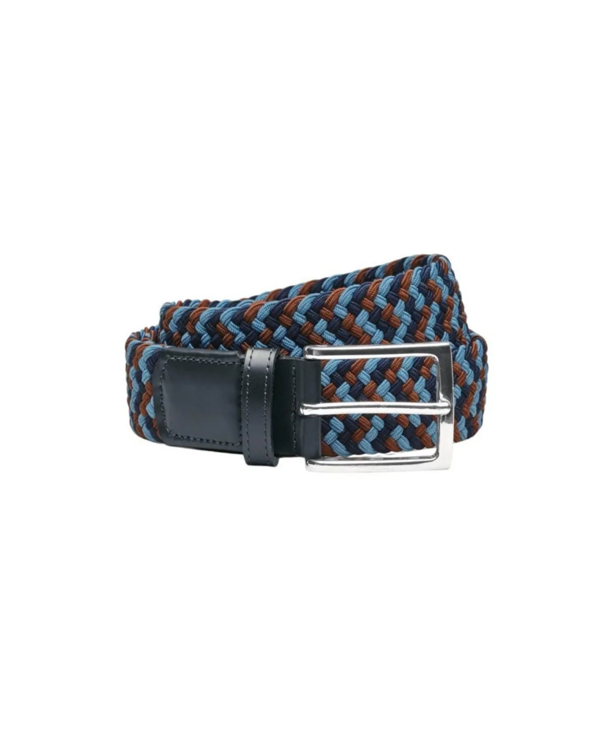 Stretch Casual Pin-Buckle Leather Belt by Charles Tyrwhitt