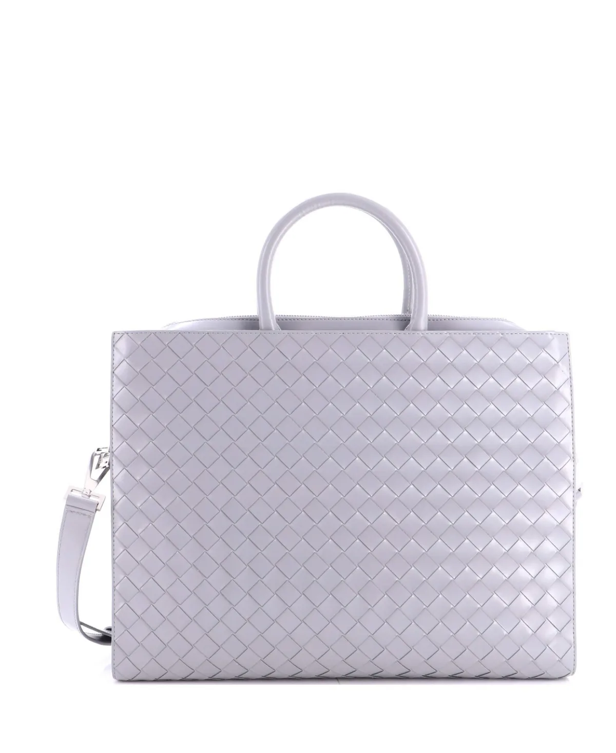 Pre-Owned Bottega Veneta Convertible Frame Briefcase Intrecciato Nappa by Bottega Veneta
