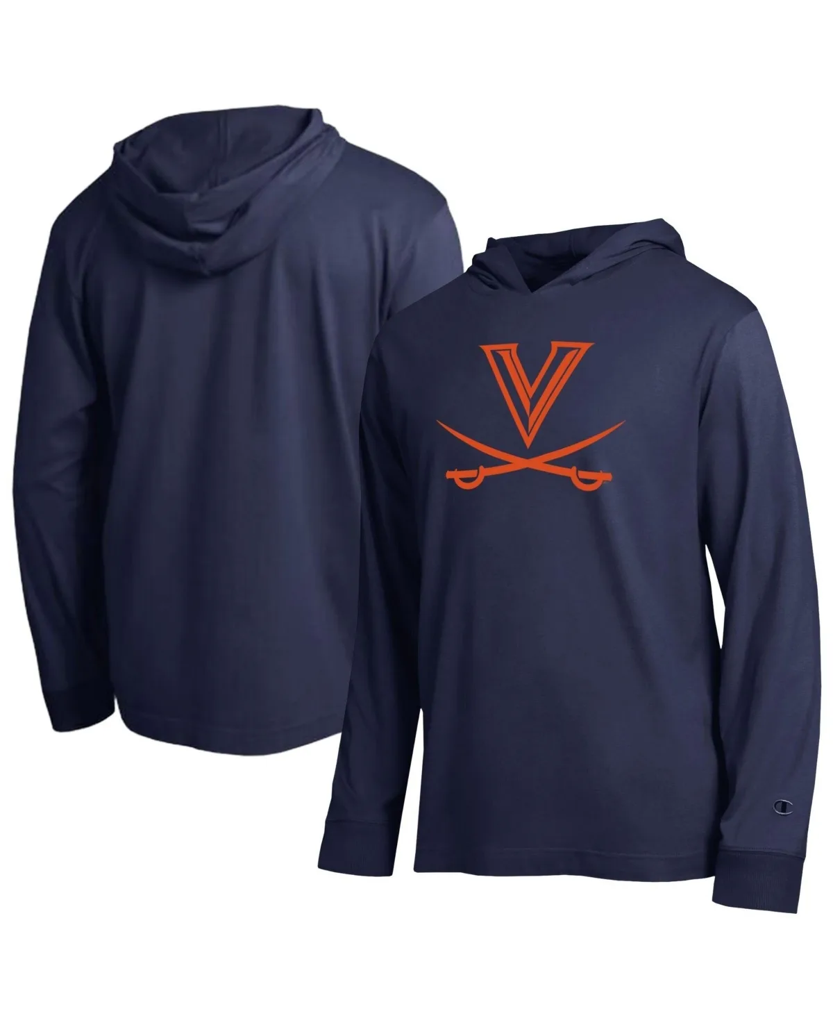 Virginia Cavaliers Tonal All-Star Long Sleeve Hooded T-Shirt by Champion
