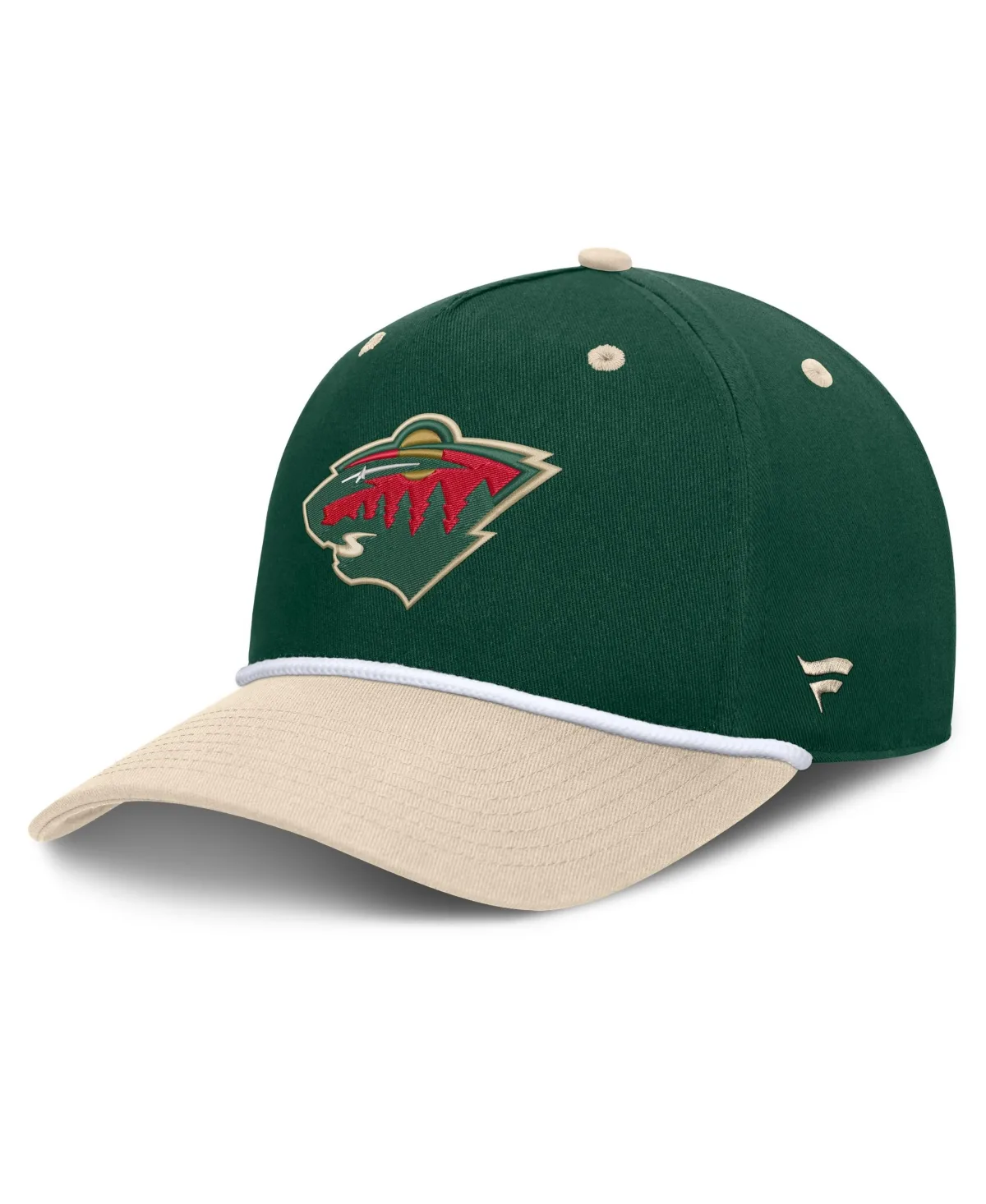 Minnesota Wild Fundamental Power Play A-Frame Adjustable Baseball Cap by Fanatics