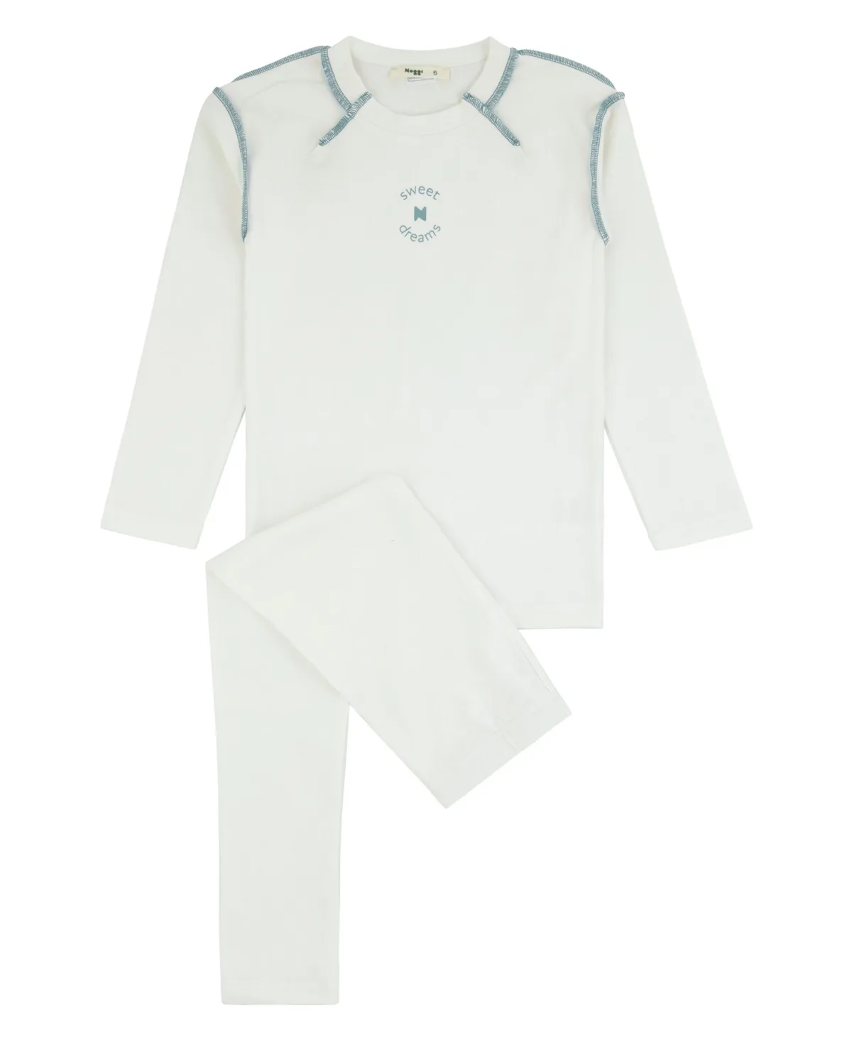 Sweet Seams Long-Sleeve Sensory Friendly Crewneck Top and Pants, 2-Piece Set by Noggiwear