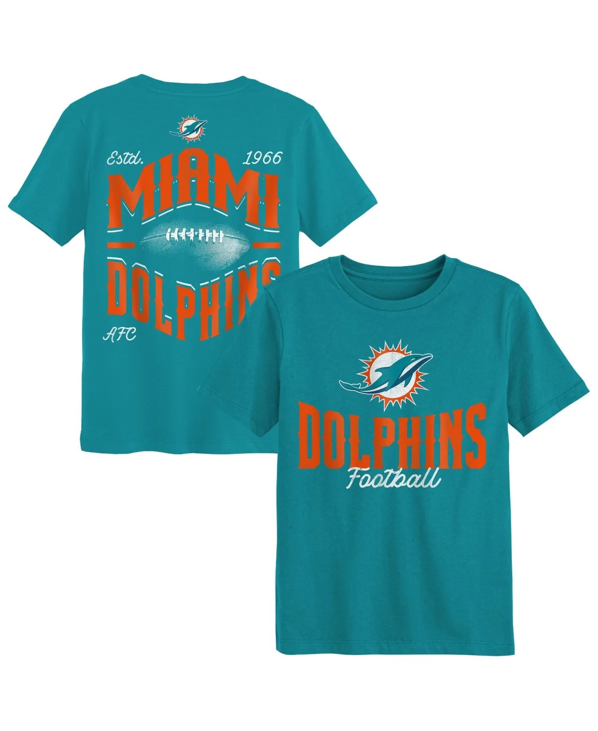 Miami Dolphins Top Pick Distressed-Graphic T-Shirt by Outerstuff