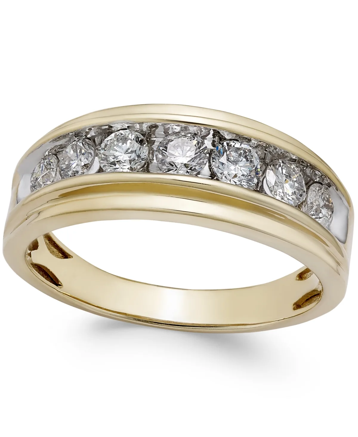 Diamond Band (1 ct. t.w.) in 10k Gold by Macy's