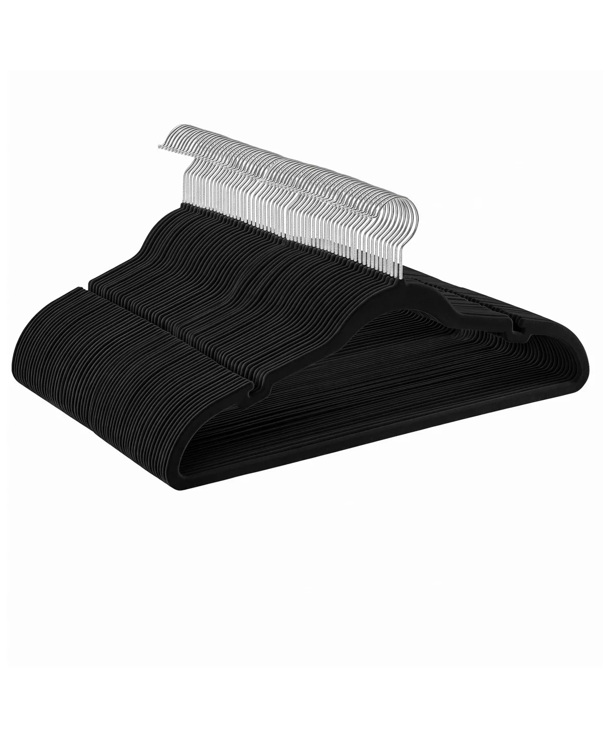 Velvet Hangers 60 Pack, Non-Slip Clothes Hangers, Suit Hangers with Shoulder Notches, Pants Bar, 360degree(s) Swivel Hook, for Closet by Songmicshome