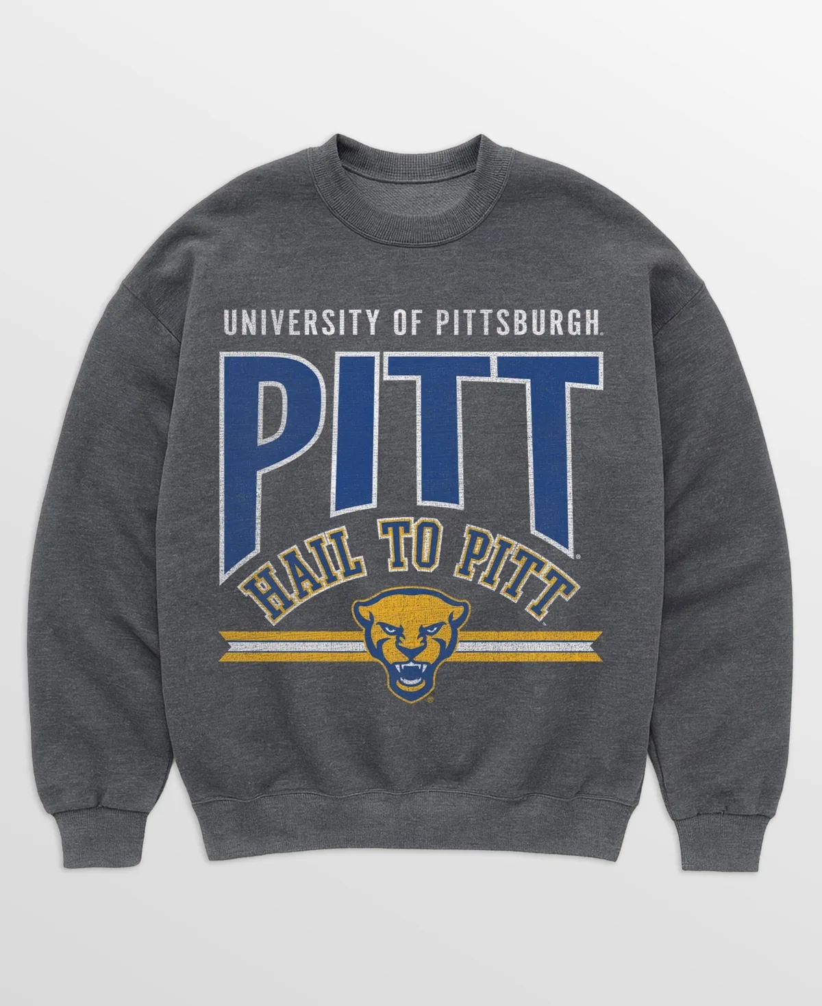 Pitt Panthers Kickoff Classic Oversized Premium Drop Shoulder Sweatshirt by Gameday Couture
