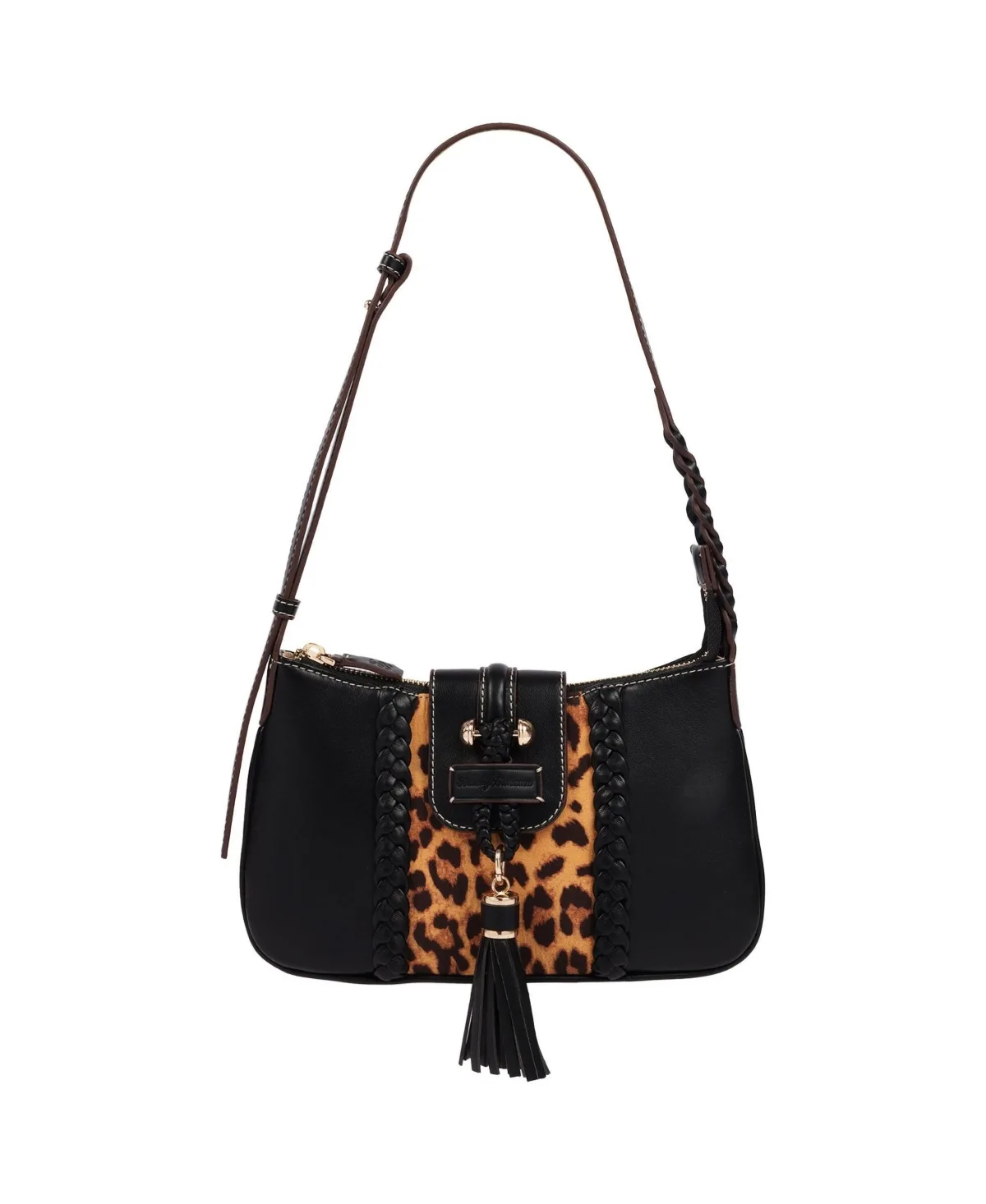 Leopard Band Shoulder Bag