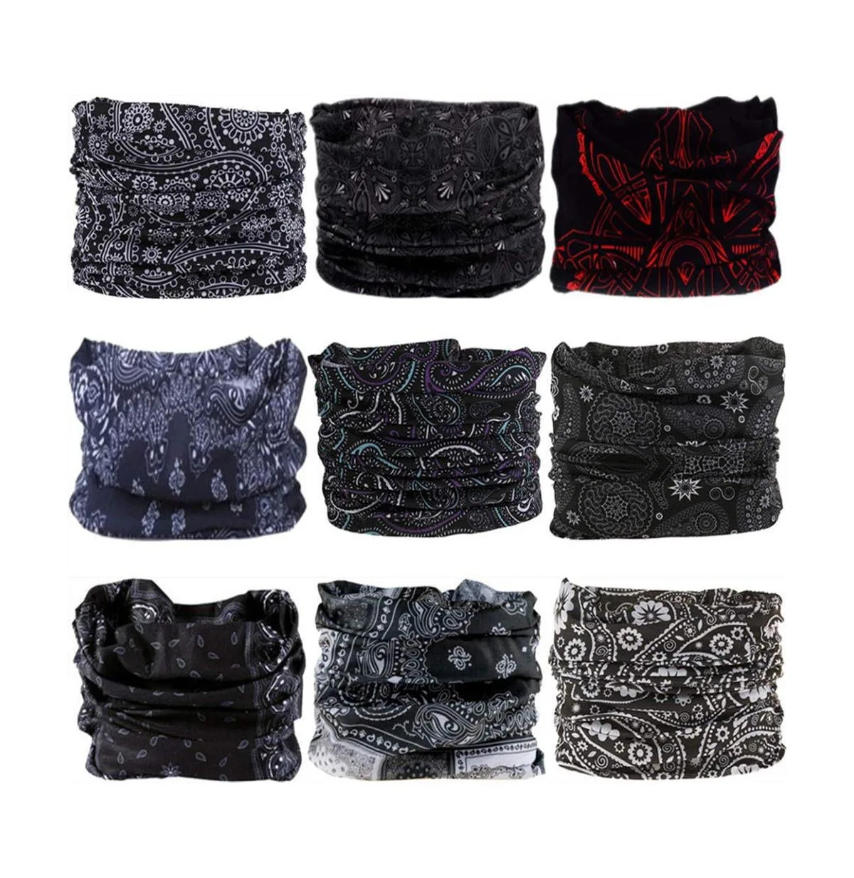 Polyester Neck Gaiter Headband Face Mask Magic Scarf Bandana by Sportneer