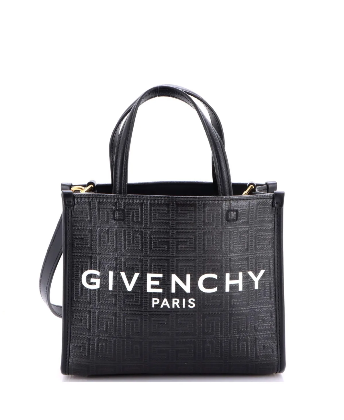 Pre-Owned Givenchy Mini G-Tote 4G Embossed Coated Canvas by GIVENCHY