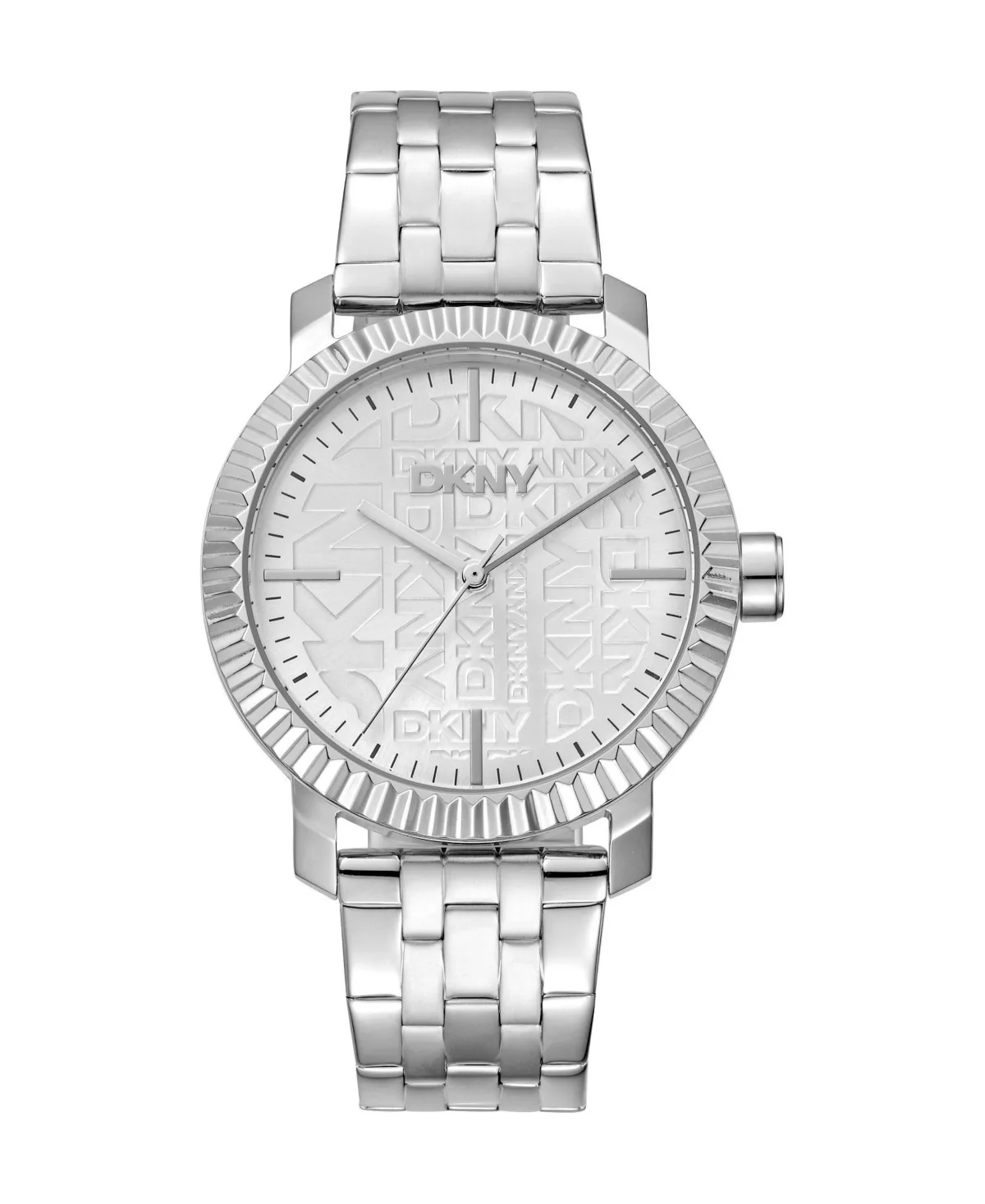 Quartz Everyday Water-Resistant Silver Stainless Steel Bracelet Watch, 36 mm by DKNY