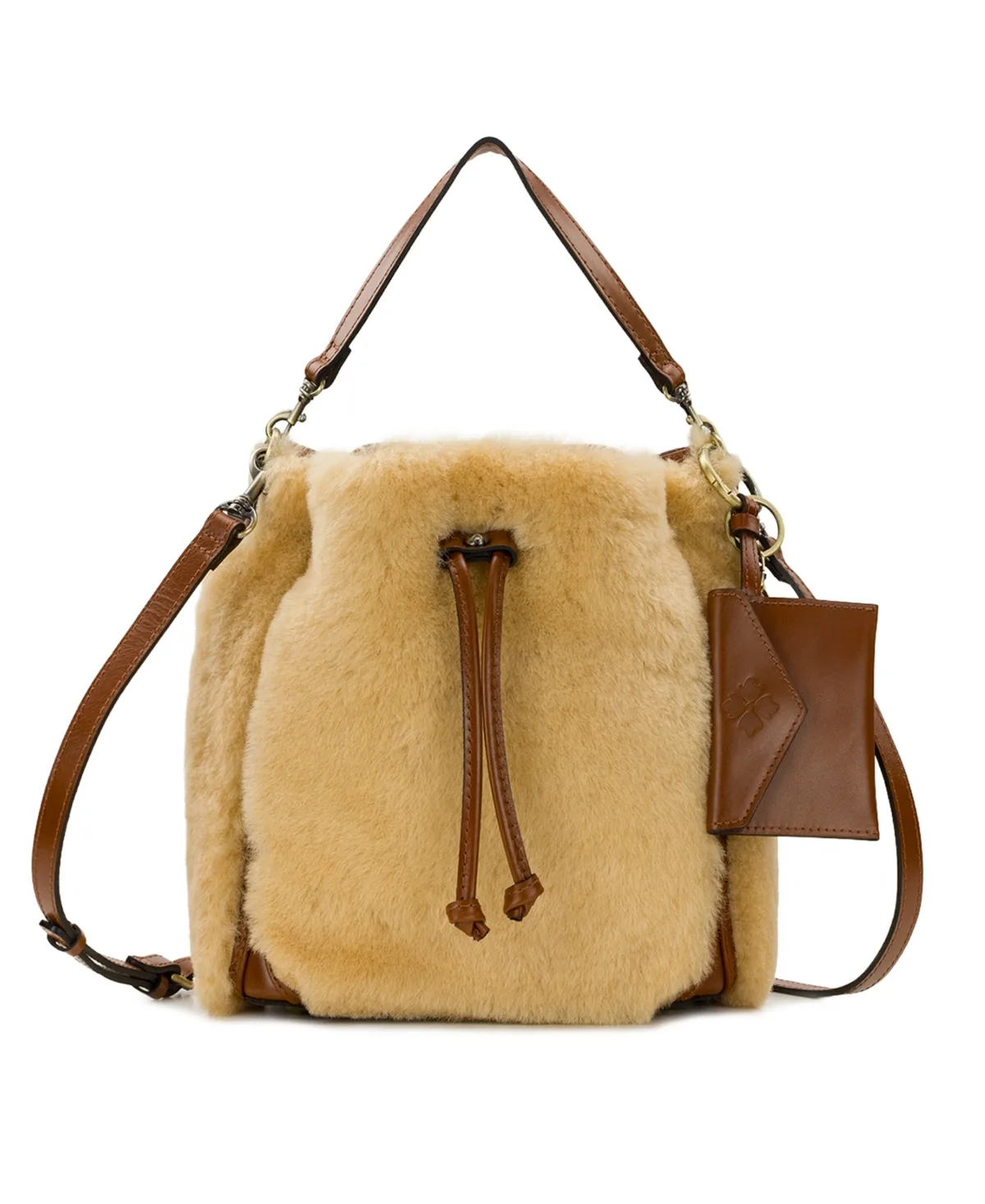Kalmar Small Bucket Handbag - Sherpa by Patricia Nash