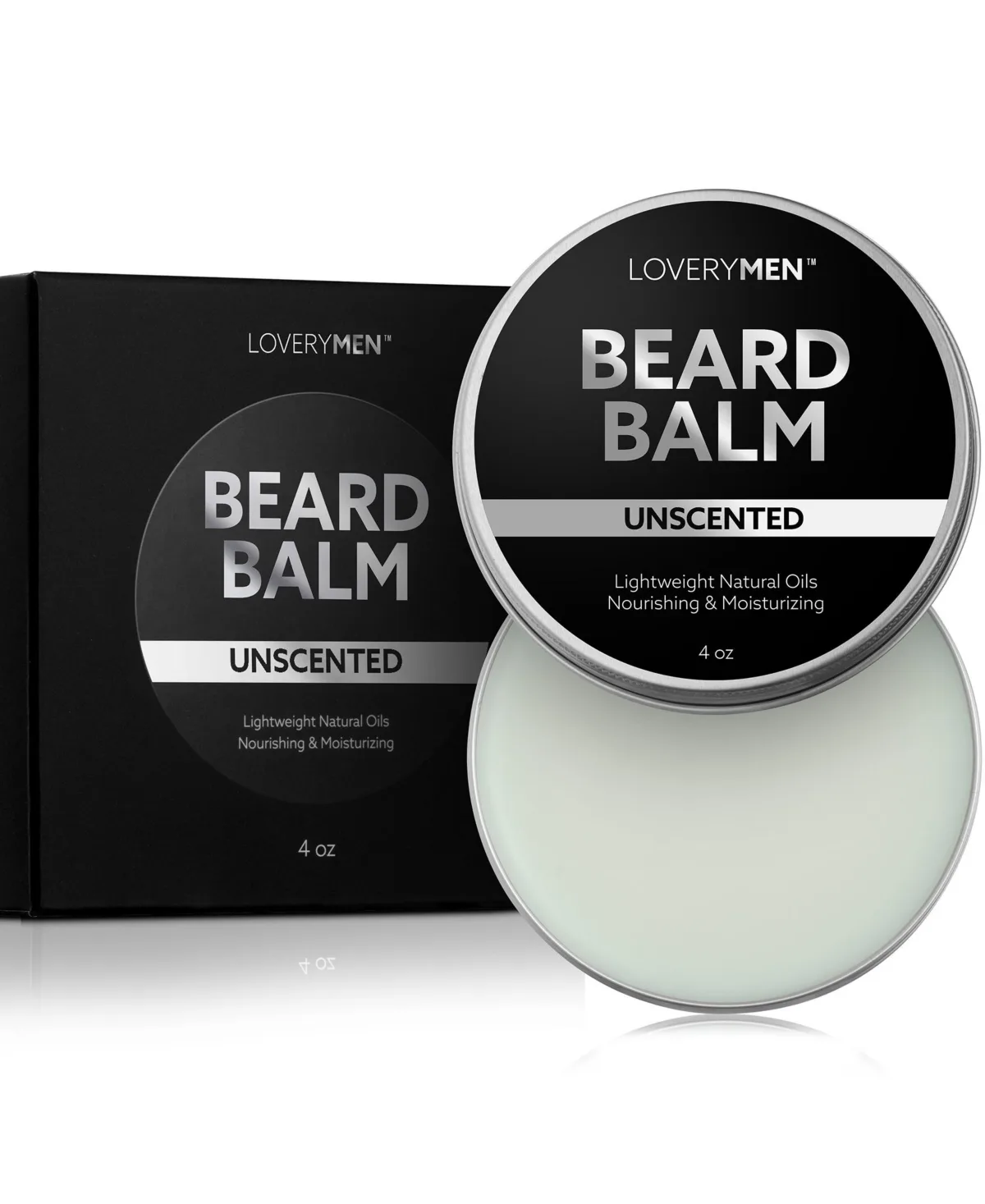 Unscented Beard Balm - 4 oz by Lovery