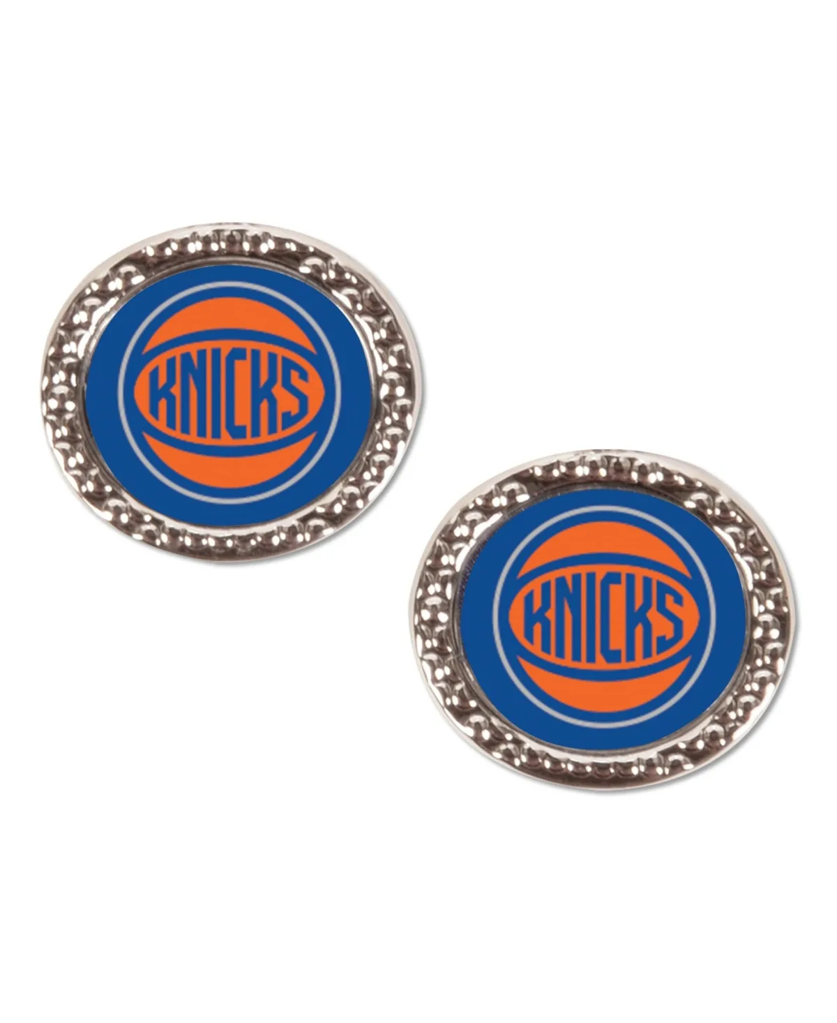 New York Knicks Round Team Post Earring by WinCraft