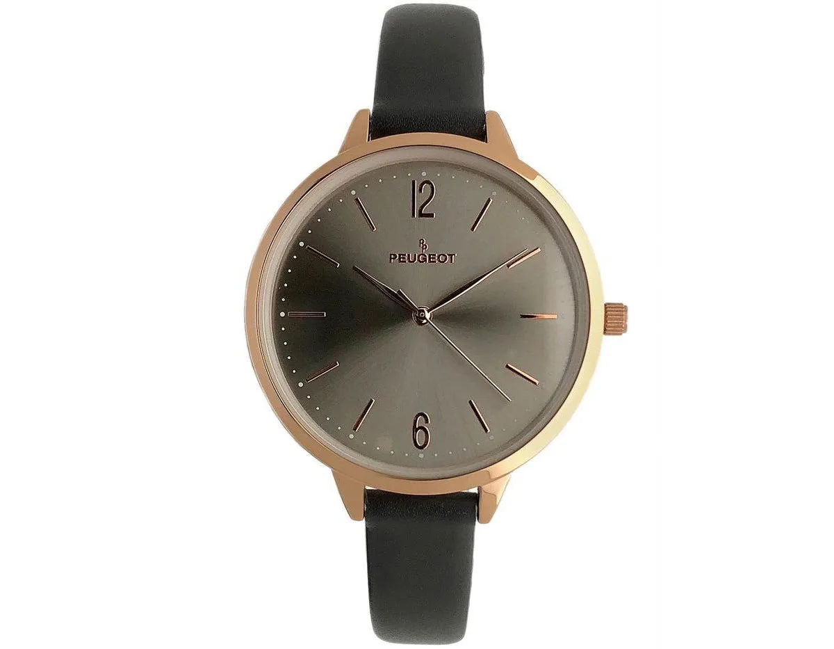 Minimalist Skinny Strap Watch by Peugeot