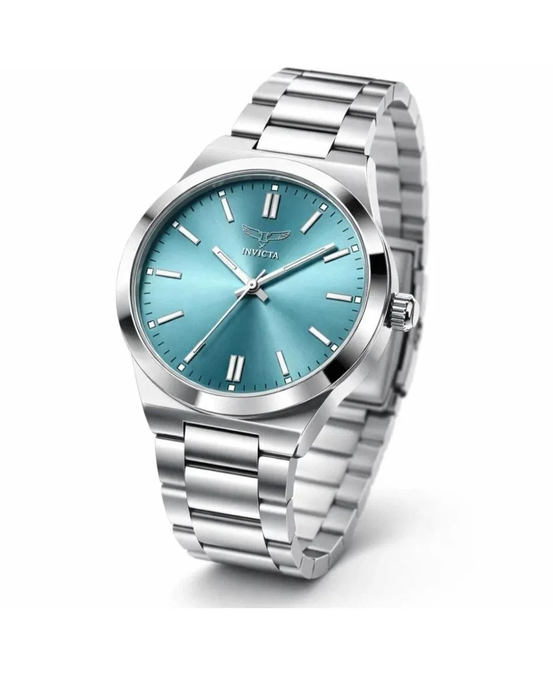 Quartz Celestial Water-Resistant Steel-Tone Watch, 35mm by Invicta