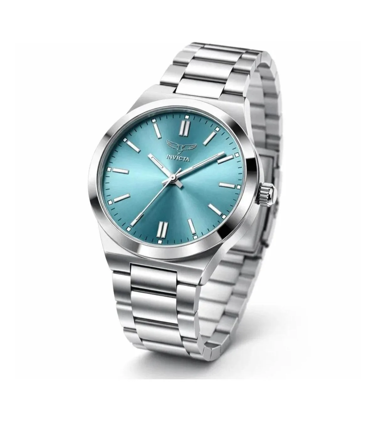 Quartz Celestial Water-Resistant Steel-Tone Watch, 35mm by Invicta