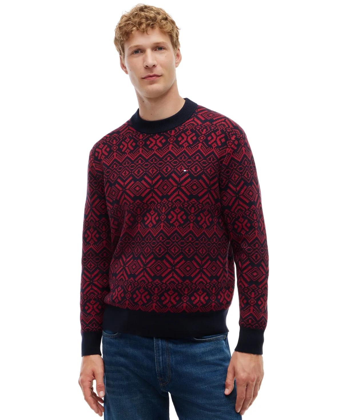 Fair Isle Crewneck Sweater by Tommy Hilfiger