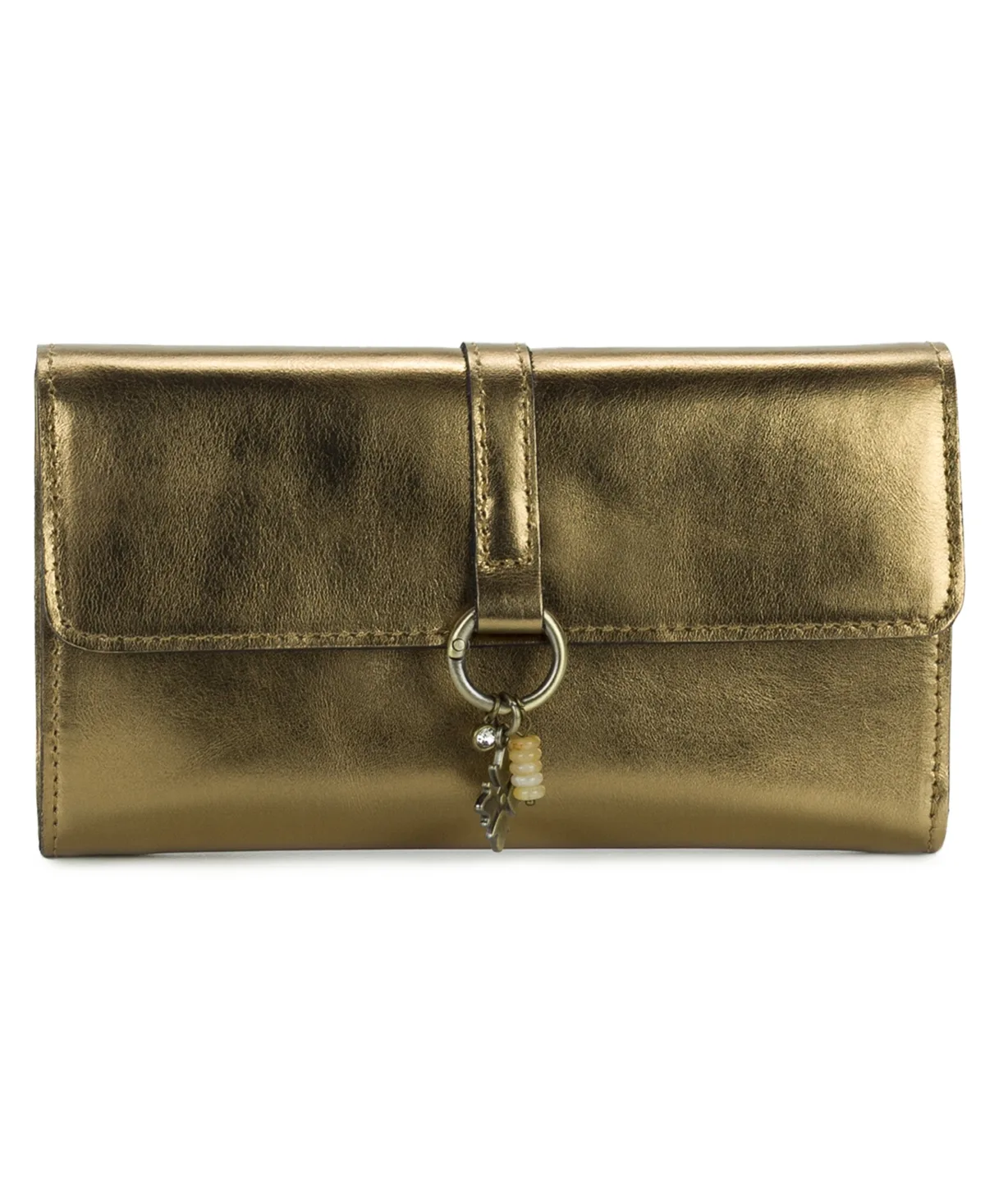 Lottie Boxed Full Grain Leather Trifold Wallet by Patricia Nash