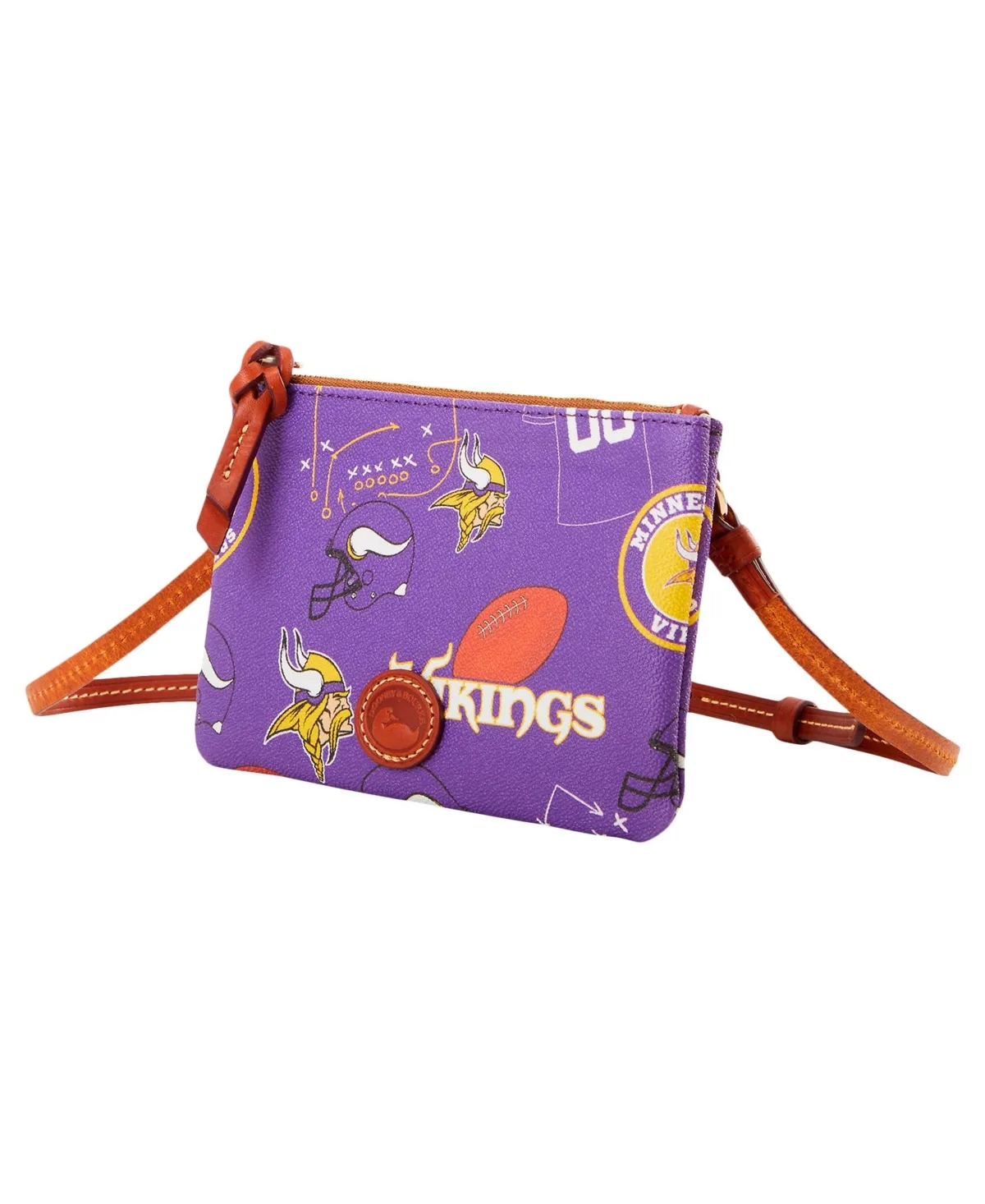 Dooney & Bourke Minnesota Vikings Top Zip Crossbody Purse by Dooney & Bourke