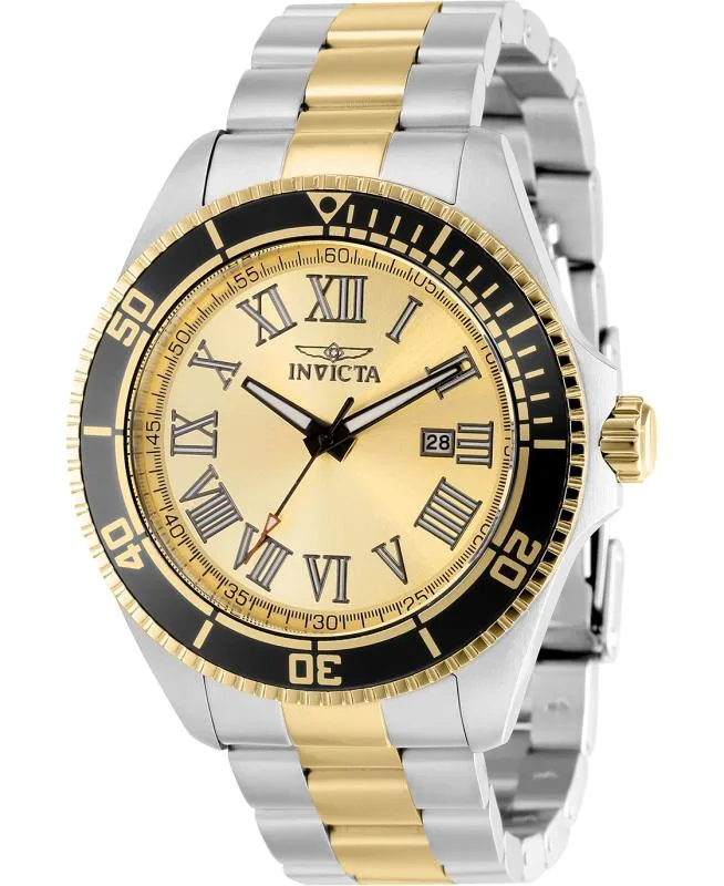 15000 Pro Diver Quartz 3 Hand Champagne Dial Watch
