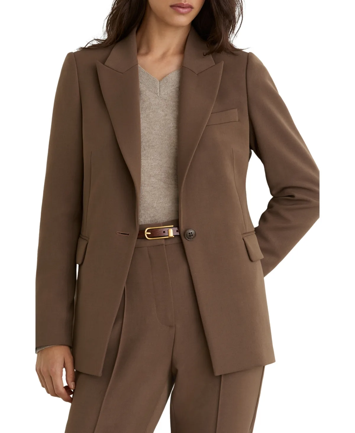 Gabi Tailored Single Breasted Suit Blazer by Reiss