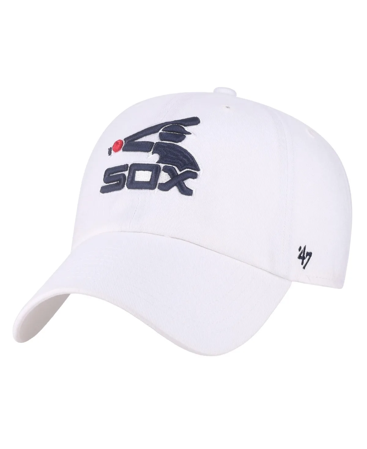 Chicago White Sox Adjustable Garment-Washed Clean Up Baseball Cap by 47 Brand