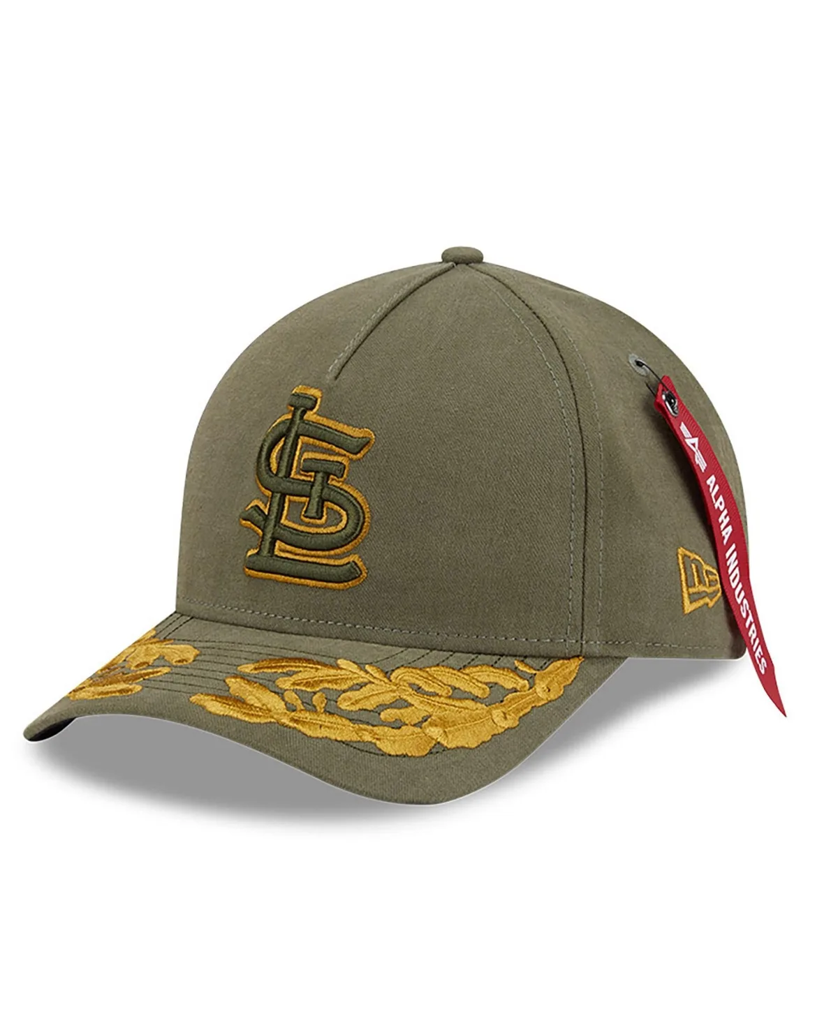 New Era x Alpha Industries St. Louis Cardinals A-Frame 9FORTY Adjustable Hat by New Era
