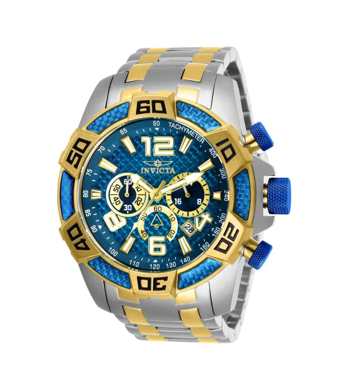 Quartz Pro Diver Chronograph Water-Resistant Stainless Steel Watch, 50mm