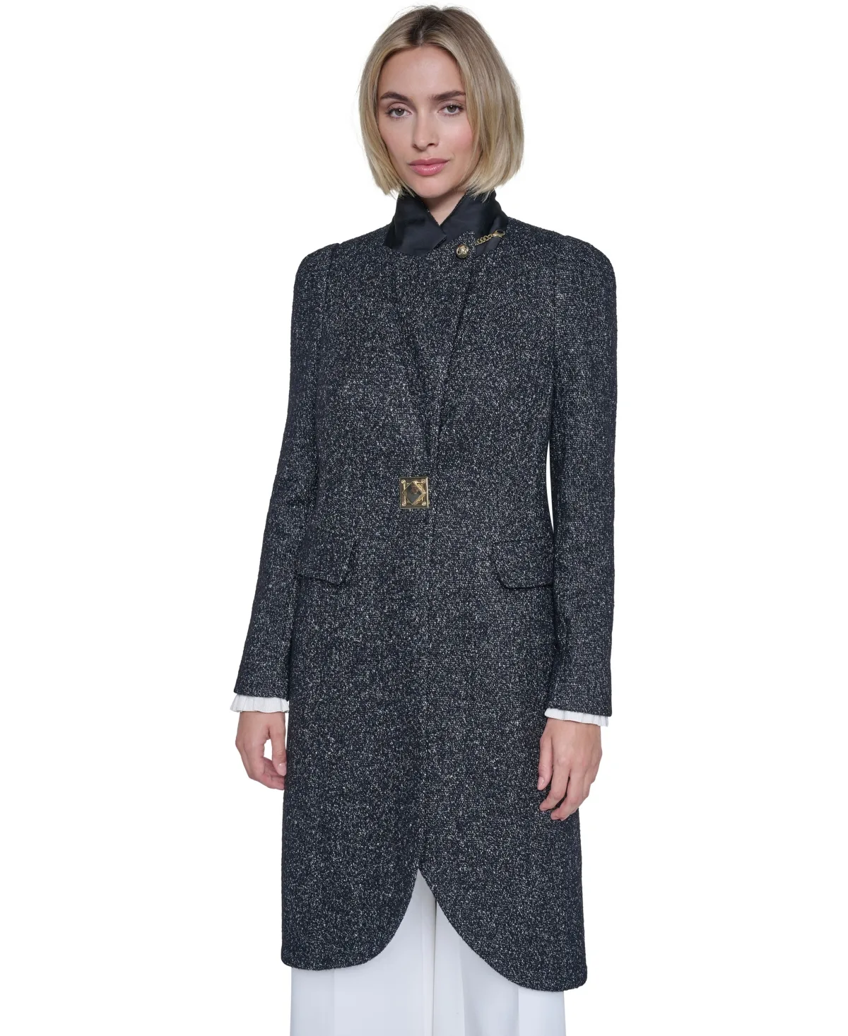Cut Away Wool-Blend Coat by Sonia Rykiel