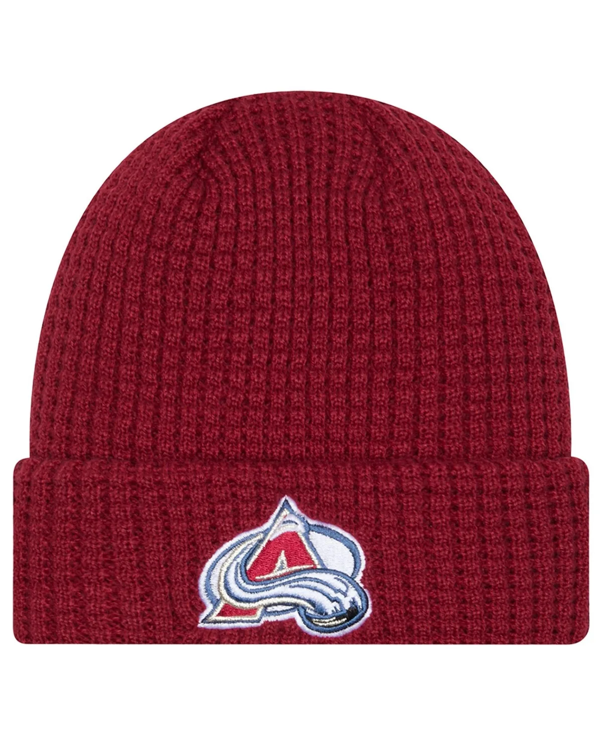 Colorado Avalanche Waffle-Knit Cuffed Knit Hat by New Era