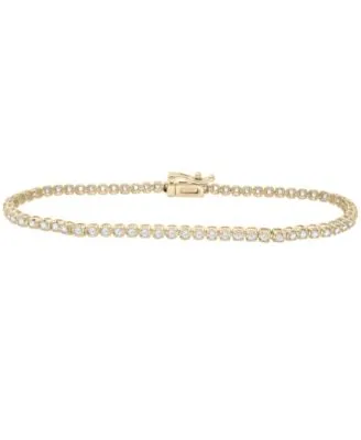 Diamond Tennis Bracelet 7/8 ct. t.w. 1 1/4 ct. t.w. in 14k Yellow Gold by Macy's