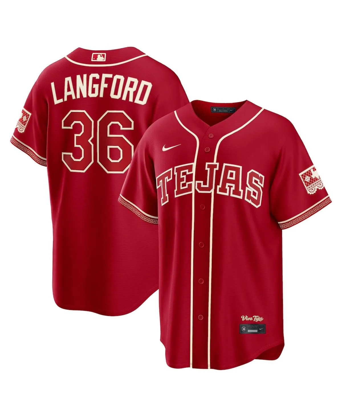 Wyatt Langford Texas Rangers 2026 City Connect Stadium Jersey by Nike
